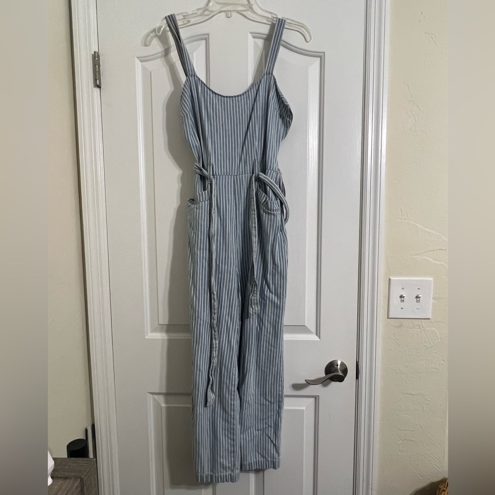Denim looking jumpsuit